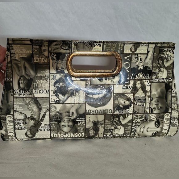 Olivia Miller Handbags - Y2K Olivia Millar Cosmo/Vogue Magazine Clutch